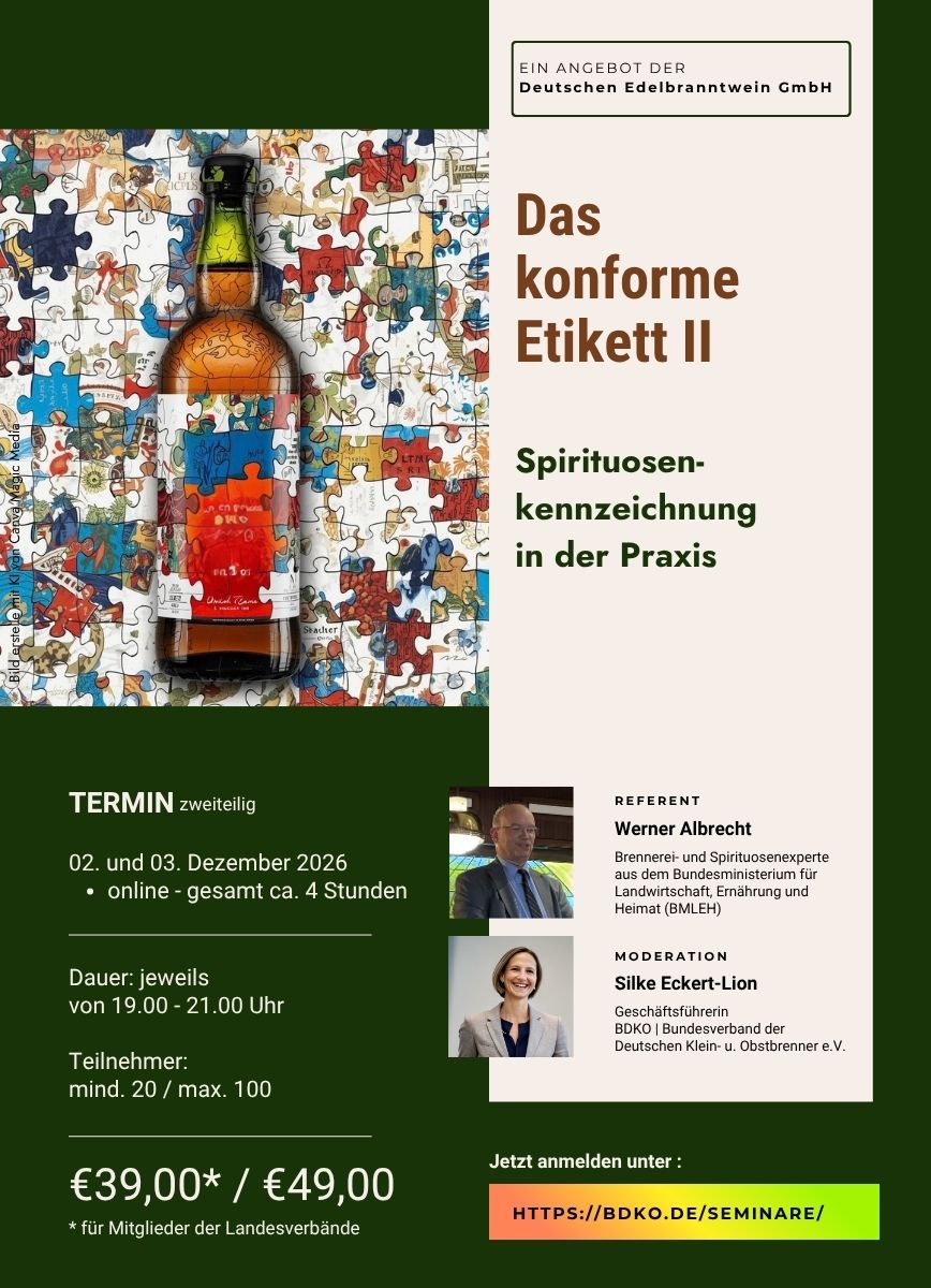 Das konforme Etikett II | Online Seminar