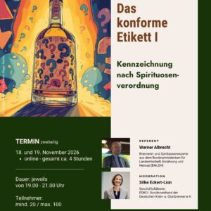 Das konforme Etikett I | Online Seminar
